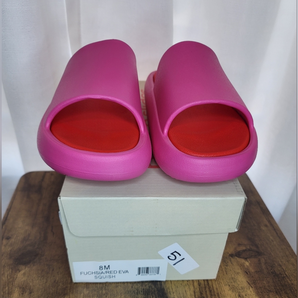 Pink Slide Sandals - Picture 3 of 7